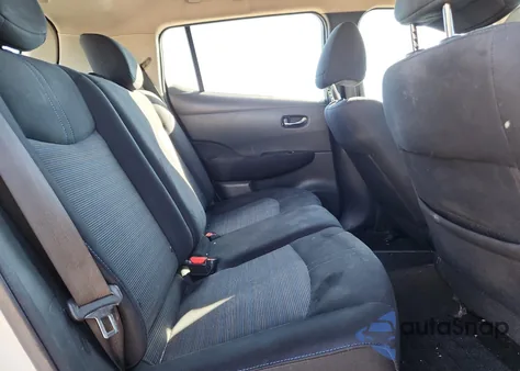 2018 Nissan Leaf S z USA, uszkodzony, nr VIN 1N4AZ1CP1JC314593